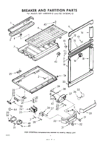 06 - Breaker And Partition parts for Whirlpool Refrigerator EET141EKWR0 / from AppliancePartsPros.com