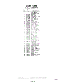 05 - Section parts for Whirlpool Freezer EV200FXKW2 / from AppliancePartsPros.com