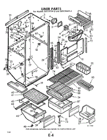 04 - Liner parts for Whirlpool Refrigerator EXT17PMW0 / from AppliancePartsPros.com