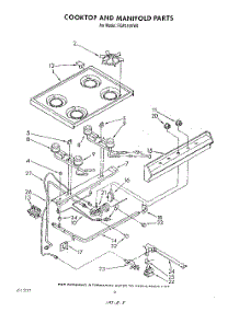 06 - Cooktop And Manifold , Literature And Optional parts for Whirlpool Range FGP310VL0 / from AppliancePartsPros.com