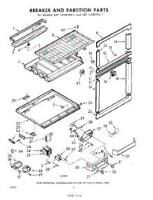 06 - Breaker And Partition parts for Whirlpool Refrigerator EET141EKWR1 / from AppliancePartsPros.com