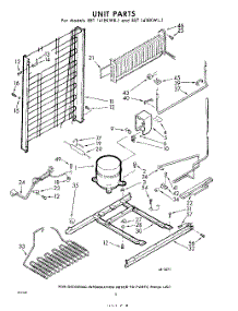 08 - Unit parts for Whirlpool Refrigerator EET141EKWR1 / from AppliancePartsPros.com