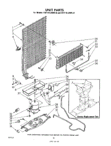 10 - Unit parts for Whirlpool Refrigerator EHT141JKWR0 / from AppliancePartsPros.com