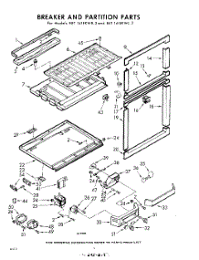 06 - Breaker And Partition parts for Whirlpool Refrigerator EET141EKWR2 / from AppliancePartsPros.com
