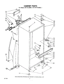 04 - Cabinet parts for Whirlpool Refrigerator EHT141JKWR1 / from AppliancePartsPros.com