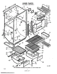 04 - Liner parts for Whirlpool Refrigerator EXT17PTW1 / from AppliancePartsPros.com