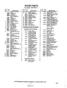 11 - Lit / Optional parts for Whirlpool Refrigerator EXT17PTW1 / from AppliancePartsPros.com