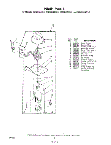 08 - Pump parts for Whirlpool Ice Machine 3CFCH4WS93 / from AppliancePartsPros.com