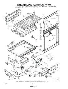 06 - Breaker And Partition parts for Whirlpool Refrigerator EAT17PTW2 / from AppliancePartsPros.com