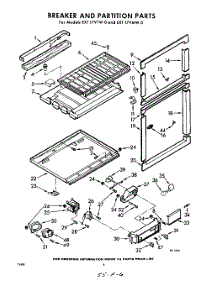 06 - Breaker And  Partition parts for Whirlpool Refrigerator EXT17VMW0 / from AppliancePartsPros.com