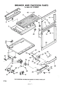 06 - Breaker And Partition parts for Whirlpool Refrigerator EHT141XKWR0 / from AppliancePartsPros.com