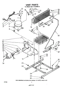 08 - Unit parts for Whirlpool Refrigerator EHT141XKWR0 / from AppliancePartsPros.com
