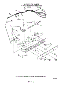 12 - Control parts for Whirlpool Refrigerator ED22GWXWN10 / from AppliancePartsPros.com