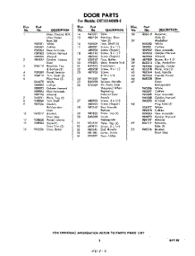 03 - Section parts for Whirlpool Refrigerator EHT161AKWR0 / from AppliancePartsPros.com