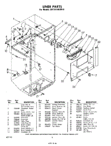 06 - Liner parts for Whirlpool Refrigerator EHT161AKWR0 / from AppliancePartsPros.com
