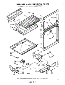 06 - Breaker And Partition parts for Whirlpool Refrigerator EXT19NKWR1 / from AppliancePartsPros.com