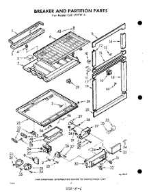 06 - Breaker And Partition parts for Whirlpool Refrigerator EAT17PTW4 / from AppliancePartsPros.com