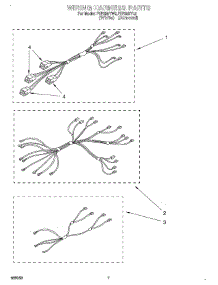 05 - Wiring Harness, Lit / Optional parts for Whirlpool Range FEP350YL2 / from AppliancePartsPros.com