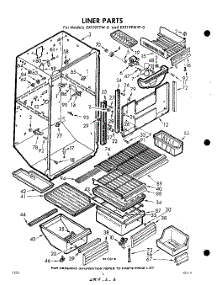 04 - Liner parts for Whirlpool Refrigerator EXT19PMW0 / from AppliancePartsPros.com