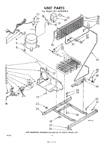 08 - Unit parts for Whirlpool Refrigerator EET141PKWR0 / from AppliancePartsPros.com