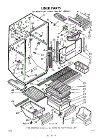 04 - Liner parts for Whirlpool Refrigerator EXT19PMW1 / from AppliancePartsPros.com