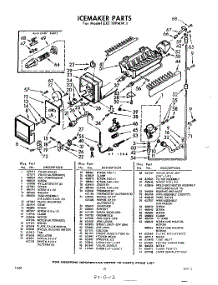 12 - Ice Maker parts for Whirlpool Refrigerator EXT19PMW1 / from AppliancePartsPros.com