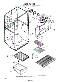 04 - Liner parts for Whirlpool Refrigerator EET142EKWR0 / from AppliancePartsPros.com