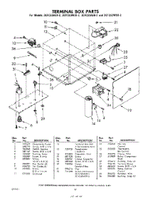 10 - Terminal Box parts for Whirlpool Ice Machine 3CFCS3WE92 / from AppliancePartsPros.com