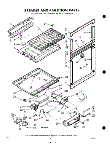 06 - Breaker And Partition parts for Whirlpool Refrigerator EXT19PTW0 / from AppliancePartsPros.com