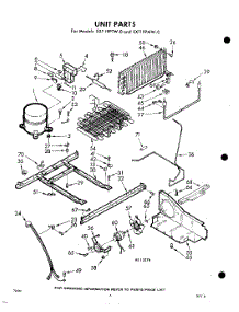 08 - Unit parts for Whirlpool Refrigerator EXT19PTW0 / from AppliancePartsPros.com
