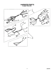 07 - Harness parts for Whirlpool Range FES310YL0 / from AppliancePartsPros.com
