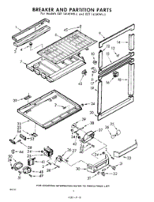 06 - Breaker And Partition parts for Whirlpool Refrigerator EET142JKWR0 / from AppliancePartsPros.com