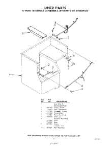 11 - Liner parts for Whirlpool Ice Machine 3CFCS3WS92 / from AppliancePartsPros.com