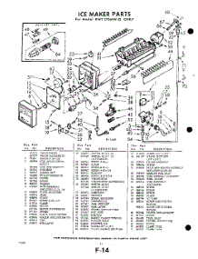12 - Ice Maker parts for Whirlpool Refrigerator EWT17SMW0 / from AppliancePartsPros.com