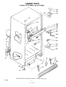 04 - Cabinet parts for Whirlpool Refrigerator EHT161JMWL2 / from AppliancePartsPros.com