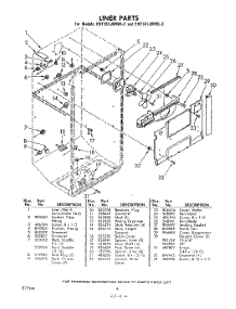06 - Liner parts for Whirlpool Refrigerator EHT161JMWL2 / from AppliancePartsPros.com