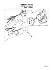 06 - Wiring Harness parts for Whirlpool Range FES310YL1 / from AppliancePartsPros.com