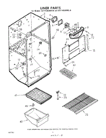 04 - Liner parts for Whirlpool Refrigerator EET143EKWR0 / from AppliancePartsPros.com