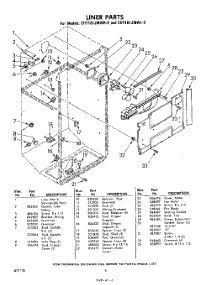 06 - Liner parts for Whirlpool Refrigerator EHT161JMWR0 / from AppliancePartsPros.com