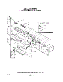 12 - Ice Maker parts for Whirlpool Refrigerator EHT161JMWR0 / from AppliancePartsPros.com