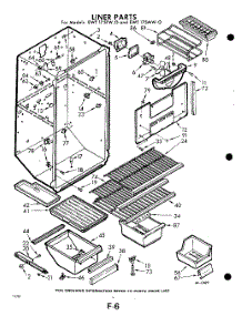 04 - Liner parts for Whirlpool Refrigerator EWT17SMWR0 / from AppliancePartsPros.com