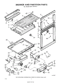 06 - Breaker And Partition parts for Whirlpool Refrigerator EAT17PTWR3 / from AppliancePartsPros.com