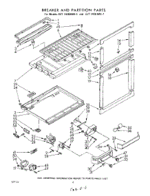 06 - Breaker And Partition parts for Whirlpool Refrigerator EET143EKWR1 / from AppliancePartsPros.com