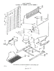 08 - Unit parts for Whirlpool Refrigerator EET143EKWR1 / from AppliancePartsPros.com
