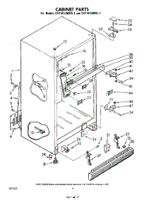 04 - Cabinet parts for Whirlpool Refrigerator EHT161JMWR1 / from AppliancePartsPros.com