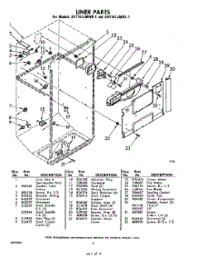 06 - Liner parts for Whirlpool Refrigerator EHT161JMWR1 / from AppliancePartsPros.com