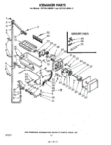12 - Ice Maker parts for Whirlpool Refrigerator EHT161JMWR1 / from AppliancePartsPros.com