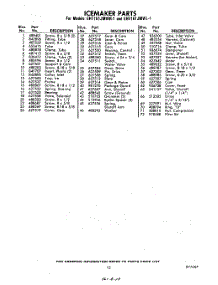 13 - Section parts for Whirlpool Refrigerator EHT161JMWR1 / from AppliancePartsPros.com