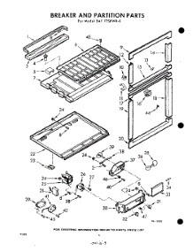 06 - Breaker And Partition parts for Whirlpool Refrigerator EAT17SKWR0 / from AppliancePartsPros.com