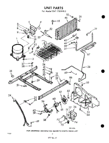 08 - Unit parts for Whirlpool Refrigerator EAT17SKWR0 / from AppliancePartsPros.com